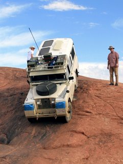 Land ROver Dormobile off road